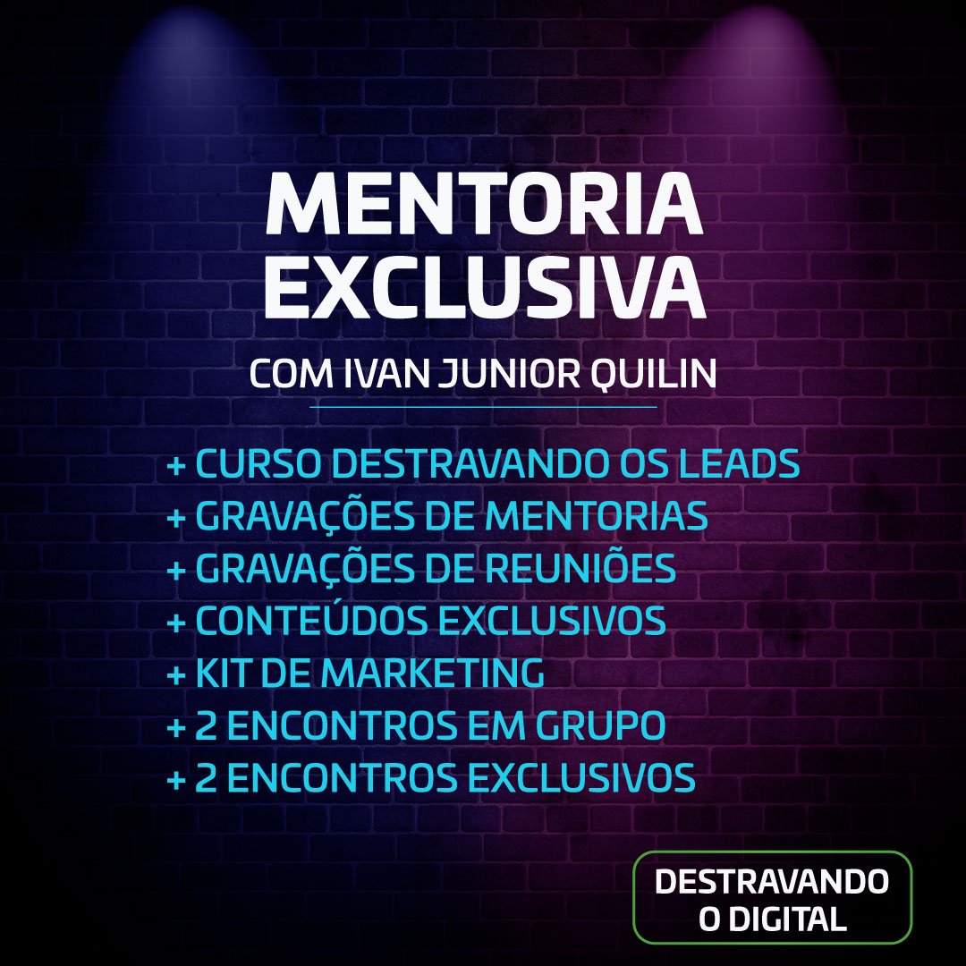 Mentoria Exclusiva e Curso Destravando o Digital